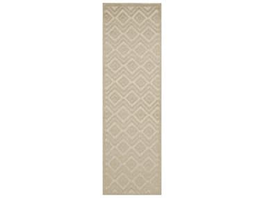 Nourison Versatile Geometric Runner Area Rug NRNRV01CREAMRUN