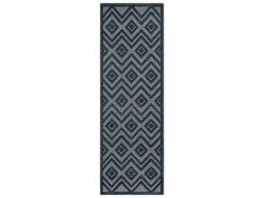 Nourison Versatile Geometric Runner Area Rug NRNRV01NAVBLRUN