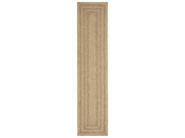 Nourison Natural Seagrass Geometric Runner Area Rug NRNSG01NATRLRUN