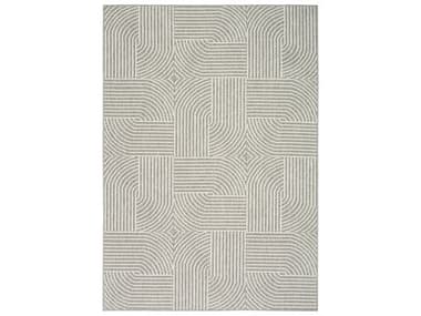 Nourison Natural Texture Abstract Area Rug NRNTX02GRYIV