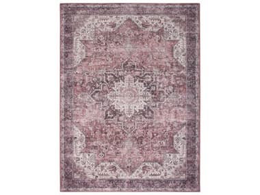 Nourison Washables Bordered Area Rug NRNWB15RED