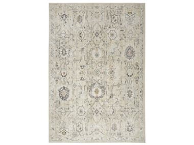 Nourison Oushak Home Rectangular Area Rug NROUS01CREAMREC