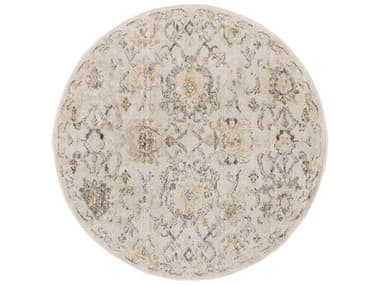 Nourison Oushak Home Bordered Area Rug NROUS01GREYROU