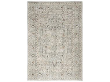 Nourison Oushak Home Rectangular Area Rug NROUS02LTGRYREC