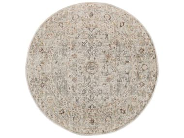 Nourison Oushak Home Bordered Area Rug NROUS02LTGRYROU