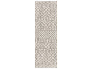 Nourison Positano Geometric Runner Area Rug NRPOS02LTGRYRUN