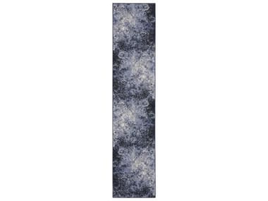 Nourison Passion Abstract Runner Area Rug NRPSN10LTBBKRUN