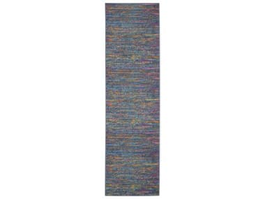 Nourison Passion Abstract Runner Area Rug NRPSN35BLMTCRUN