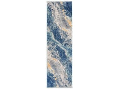 Nourison Passion Abstract Runner Area Rug NRPSN51BLMTCRUN