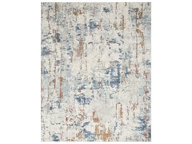 Nourison Quarry Abstract Area Rug NRQUA01BGBLR