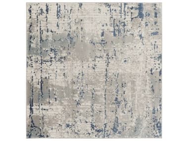 Nourison Quarry Abstract Area Rug NRQUA01IVGBLSQU