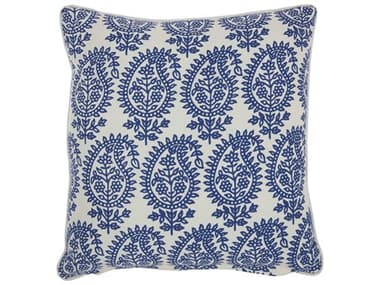Nourison Life Styles Blue 18'' x 18'' Pillow NRRC790BLUE