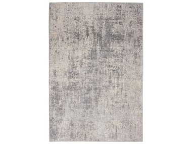 Nourison Rustic Textures Abstract Area Rug NRRUS01IVSIL