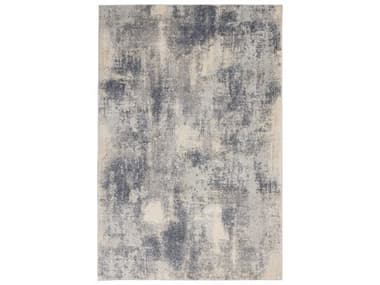 Nourison Rustic Textures Abstract Area Rug NRRUS02BLUIV