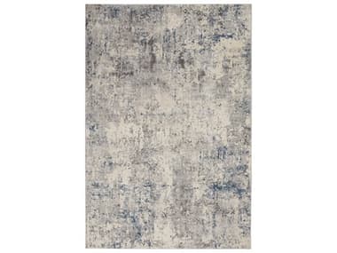 Nourison Rustic Textures Abstract Area Rug NRRUS07IVGRB
