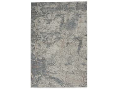 Nourison Rustic Textures Abstract Area Rug NRRUS15LGYBL