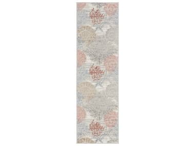 Nourison Seaside Graphic Runner Area Rug NRSDS04MULTIRUN