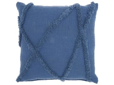 Nourison Life Styles Blue Pillow NRSH018BLUEPILLOW