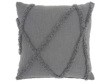Nourison Life Styles Grey Pillow NRSH018GREYPILLOW