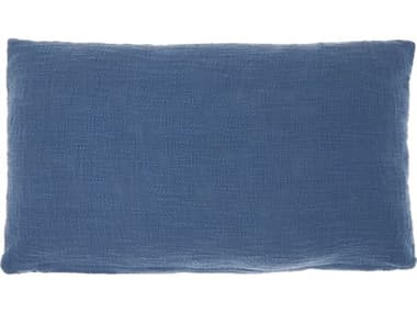 Nourison Life Styles Blue Pillow NRSH021BLUE