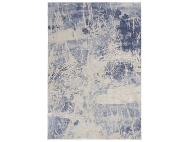 Nourison Silky Textures Abstract Area Rug NRSLY02BLCRM