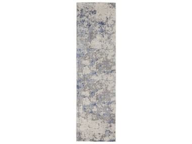 Nourison Silky Textures Abstract Runner Area Rug NRSLY04BLIGYRUN