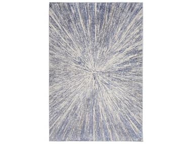Nourison Silky Textures Abstract Area Rug NRSLY05BLGRY