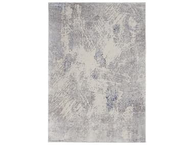 Nourison Silky Textures Abstract Area Rug NRSLY06IVGRY