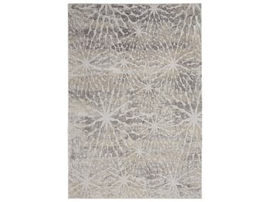 Nourison Silky Textures Abstract Area Rug NRSLY07IVBGE