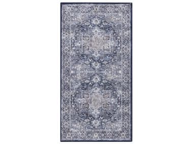 Nourison Machine Washable Series-1 Rectangular Area Rug NRSR101IVNAVREC
