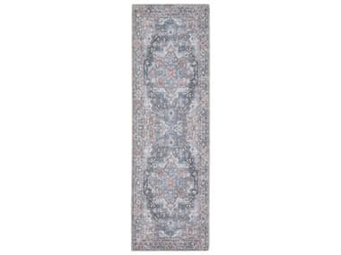 Nourison Machine Washable Series-1 Bordered Runner Area Rug NRSR101LTBMCRUN