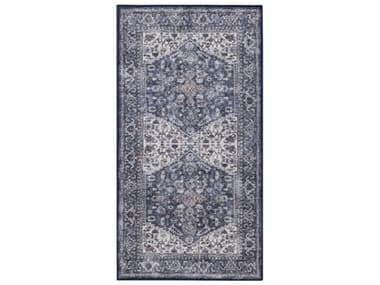 Nourison Machine Washable Series-1 Rectangular Area Rug NRSR104NAVIVREC