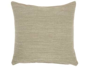 Nourison Life Styles Taupe 18'' x 18'' Pillow NRSS917TAUPE