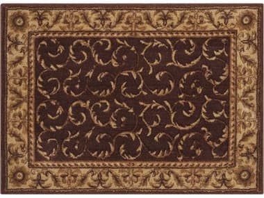 Nourison Somerset Bordered Area Rug NRST02BRNREC