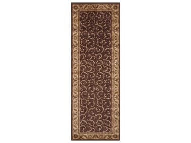 Nourison Somerset Bordered Runner Area Rug NRST02BRNRUN