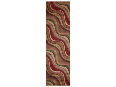 Nourison Somerset Striped Runner Area Rug NRST81MTCRUN