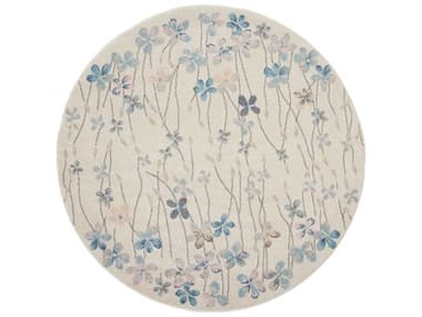 Nourison Tranquil Floral Area Rug NRTRA04IVORYROU