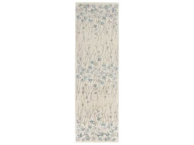 Nourison Tranquil Floral Runner Area Rug NRTRA04IVORYRUN