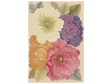 Nourison Tropics Floral Area Rug NRTS10MTCREC