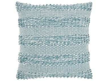 Nourison Outdoor Pillows Turquoise 18'' x 18'' Pillow NRVJ108TURQU