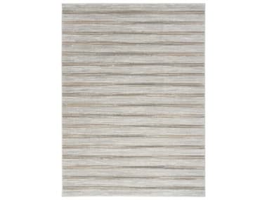 Nourison Ck011 Verdant Striped Area Rug NRVRD03GRYMC