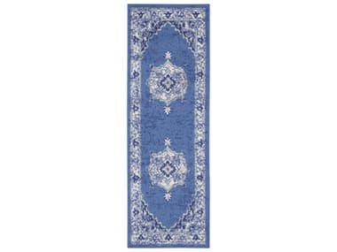 Nourison Whimsicle Bordered Area Rug NRWHS03NAVYRUN