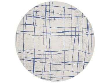 Nourison Whimsicle Abstract Area Rug NRWHS09IVBLUROU