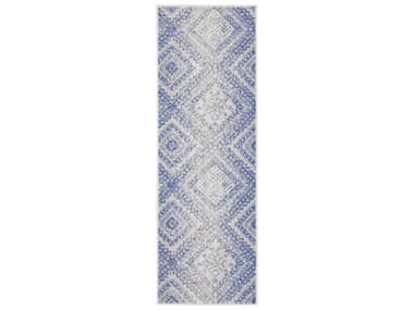 Nourison Whimsicle Damask Area Rug NRWHS17IVBLURUN