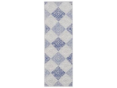 Nourison Whimsicle Geometric Area Rug NRWHS18GRYBLRUN