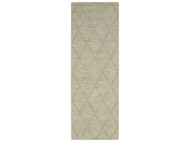 Nourison Wool Haven Geometric Runner Area Rug NRWOH01SAGERUN