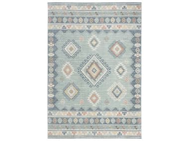 Nourison Washable Decor Southwestern Area Rug NRWSD03LTBLU