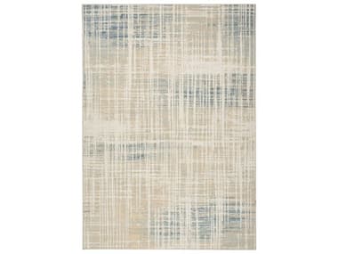 Nourison Washable Decor Abstract Area Rug NRWSD07BGEBL