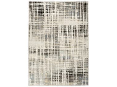 Nourison Washable Decor Abstract Area Rug NRWSD07IVBLU