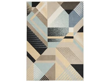 Nourison Washable Decor Abstract Area Rug NRWSD10BLMTC